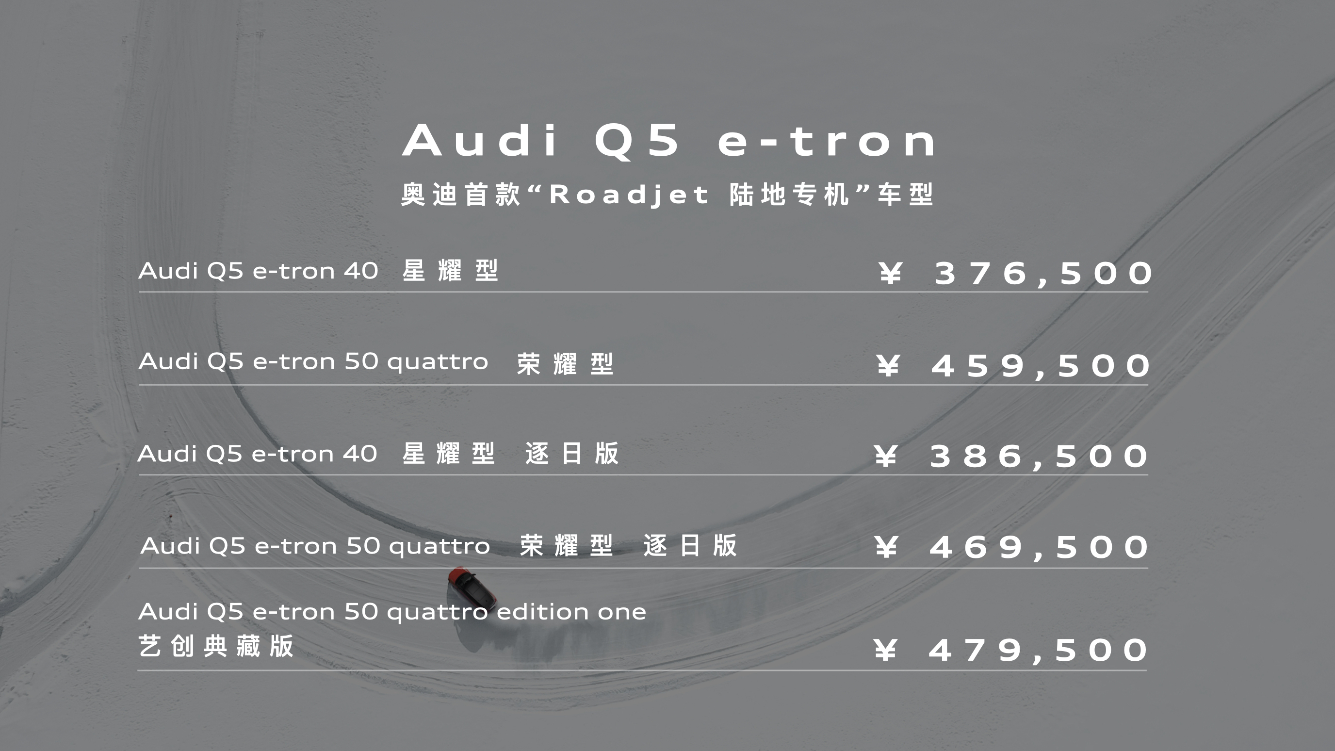 小小诚意难以解决大问题，上汽奥迪Q5 e-tron正式售价37.65万元起